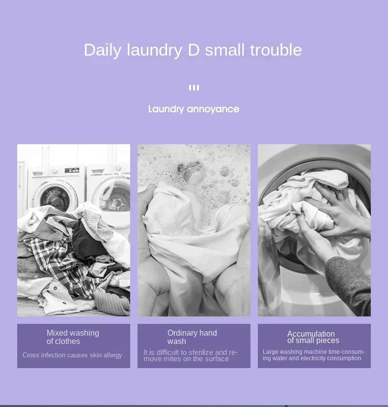 Experience Freedom with Effortless Laundry Anywhere!