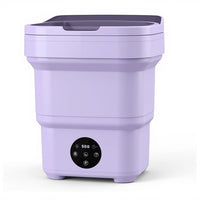SpinGo Pro Portable Folding Washing Machine Compact Laundry Bucket with Drying Function for Travel Health-Friendly Durable TPE Material